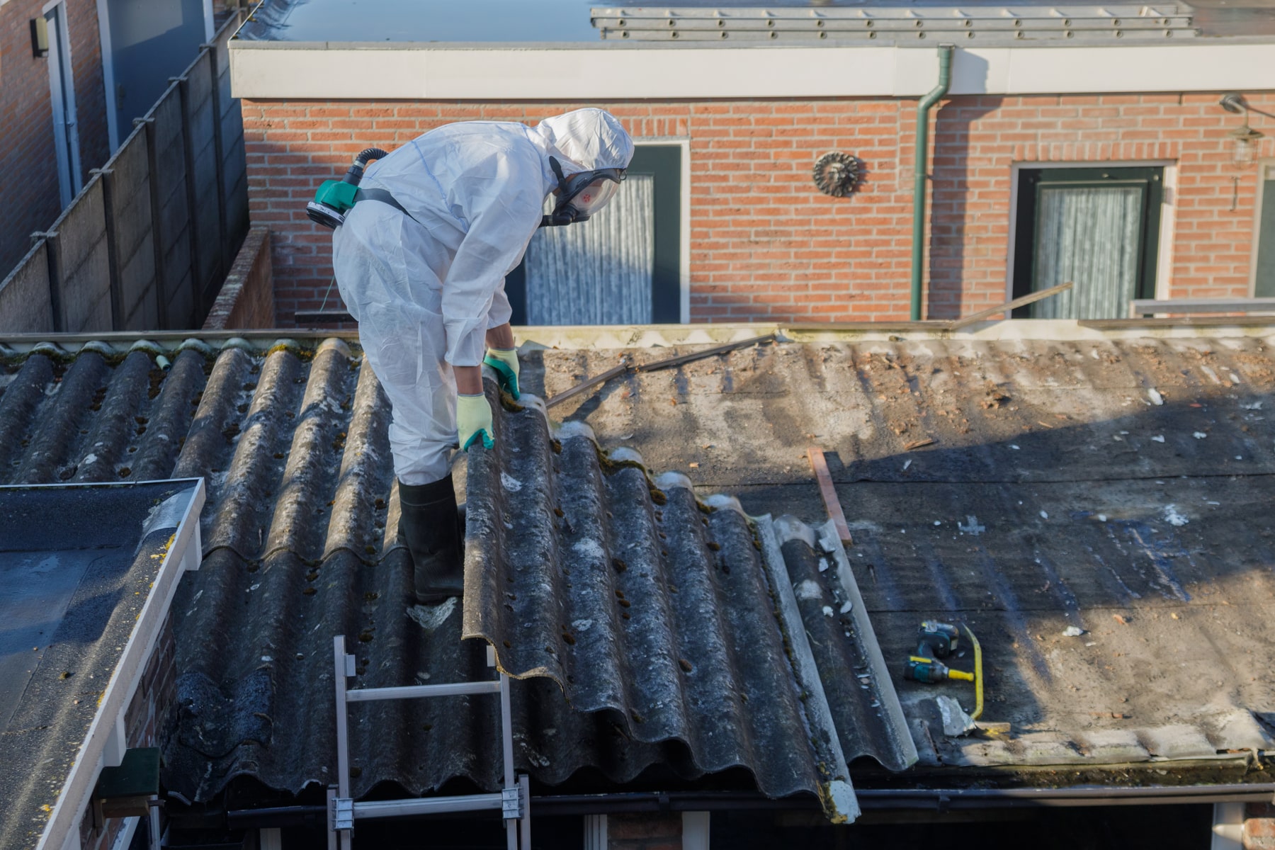 Asbestos Roof Shingle Removal